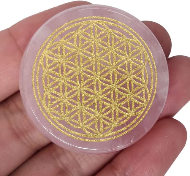 Imagen de Lovionus89 35mm Rosenquarz Heilstein 35 mm en OfertitasTOP