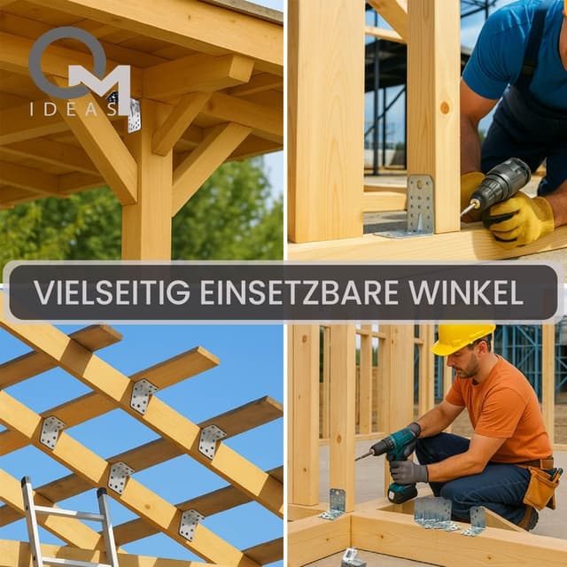 Thumbnail 6 de OMIDEAS Winkelverbinder 12er Set 70 mm