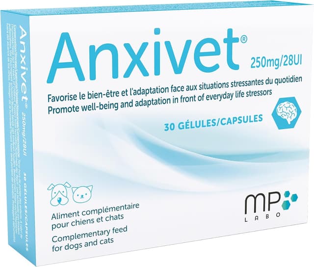 Detalle de MP Labo Anxivet 250 mg pour chiens et chats