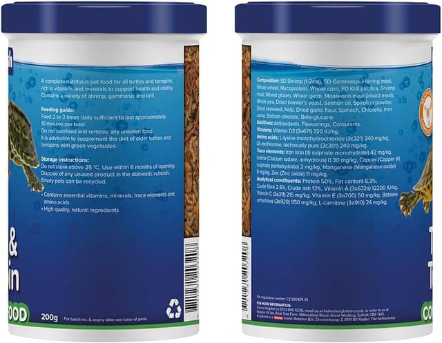 Thumbnail 2 de King British Alimento completo para tortugas 200 g 🐢