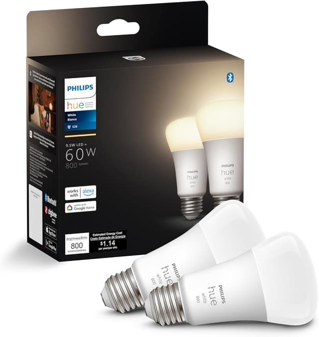 Thumbnail 5 de Philips Hue A19 Smart LED Bulb 4-Pack 9W
