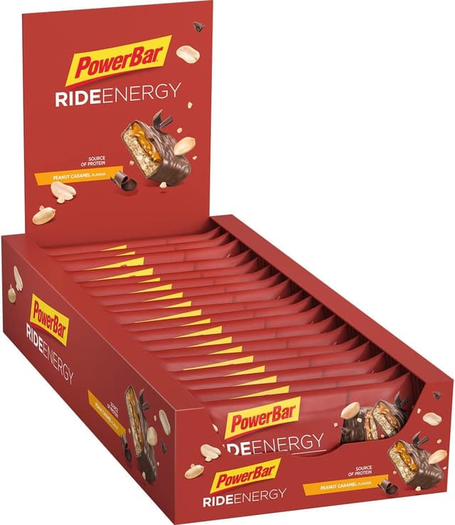 Detalle de PowerBar Ride Energy Peanut Caramel Bar 18x55g