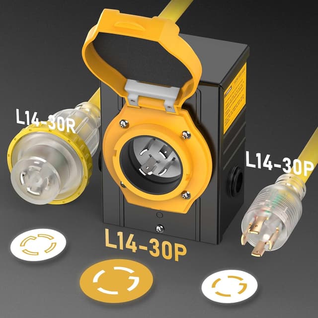 Thumbnail 1 de TOOLIOM L14-30 25FT Generator Cord