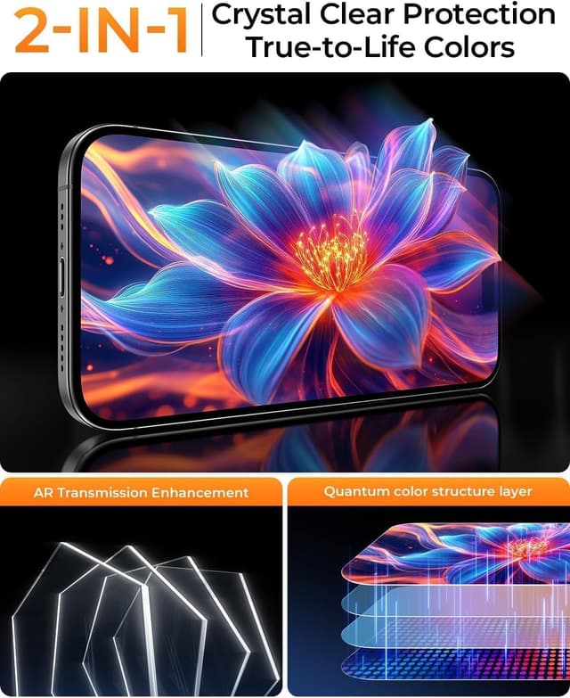 Thumbnail 5 de DIMONCOAT 4-PACK Panzerglas für iPhone 16 6.1 Zoll