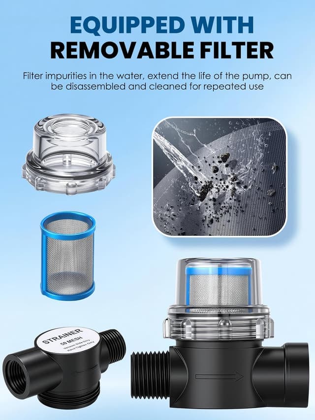 Thumbnail 3 de Mxmoonant 12V Waschpumpen-Set 20 LPM 70 PSI