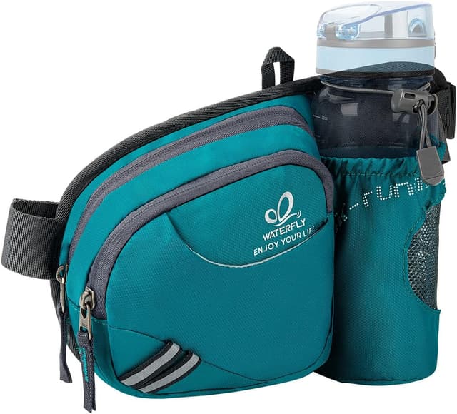 Thumbnail 6 de Waterfly Gürteltasche/Bauchtasche mit Flaschenhalter – wasserdicht, atmungsaktiv & verstellbar für Sport und Outdoor