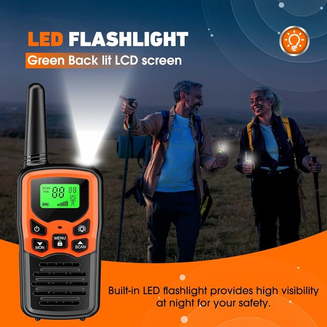 Thumbnail 2 de EUCOCO Walkie Talkies 2‑pack for kids