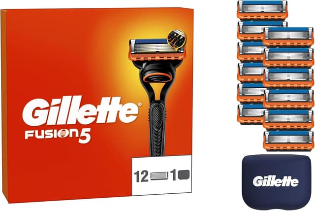 Detalle de Gillette Fusion5 recharges 12 cartouches, 5 lames 🪒