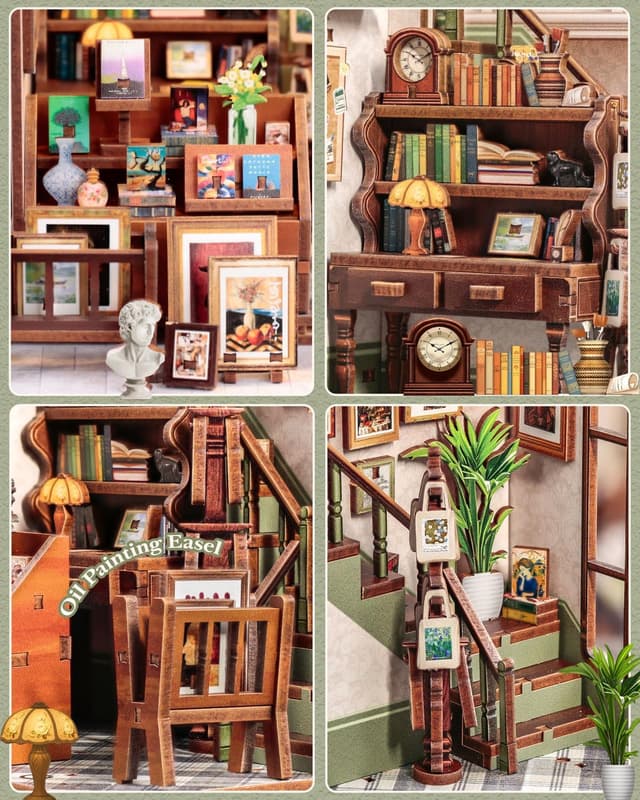 Thumbnail 5 de CUTEBEE Book Nook DIY Dollhouse Kit
