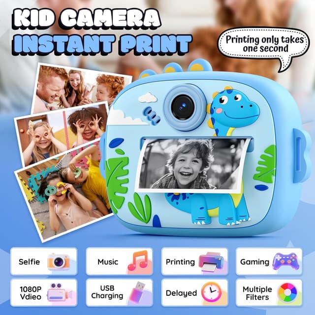 Detalle de YOZISS Fotocamera istantanea bambini 1080P