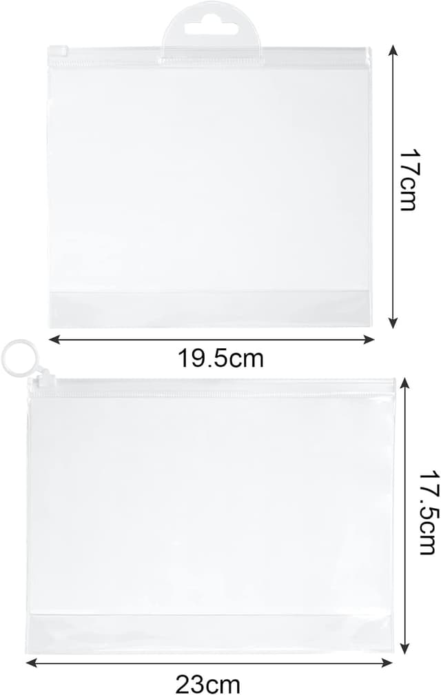 Detalle 2 de OSDUE Bolsas de Aseo Transparentes 4 piezas