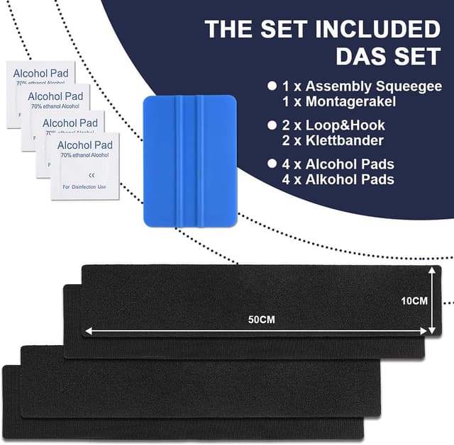 Thumbnail 1 de URAQT Kennzeichenhalter Rahmenlos 2 Stück