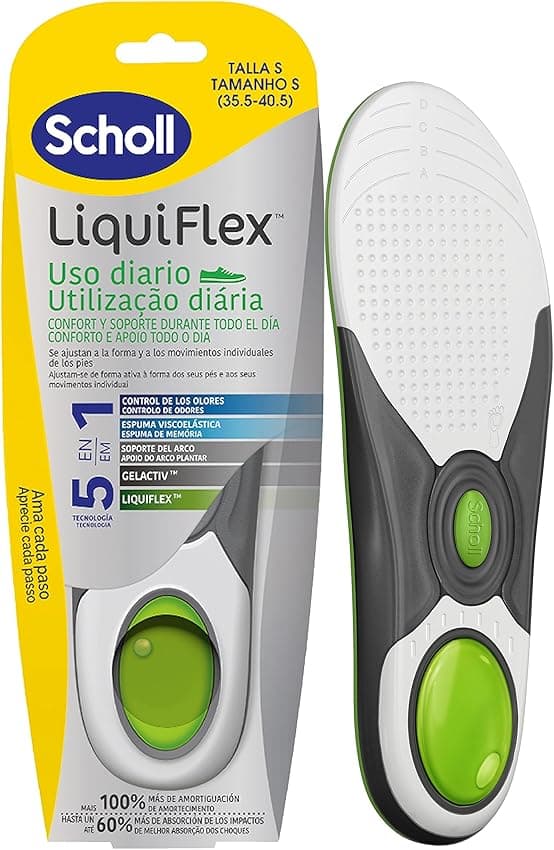 Imagen de Scholl Plantillas LiquiFlex Mujer - Soporte Diario con Memoria 🦶 en OfertitasTOP