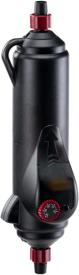 Detalle de Hydor ETH 200 W riscaldatore esterno per acquari (sump e filtri esterni), controllo elettronico e diametro tubo 16 mm