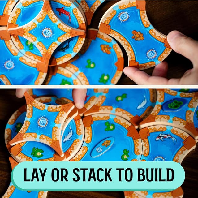 Detalle 2 de Fountains Board Game Strategy, 1-5 Players ๐ฒ