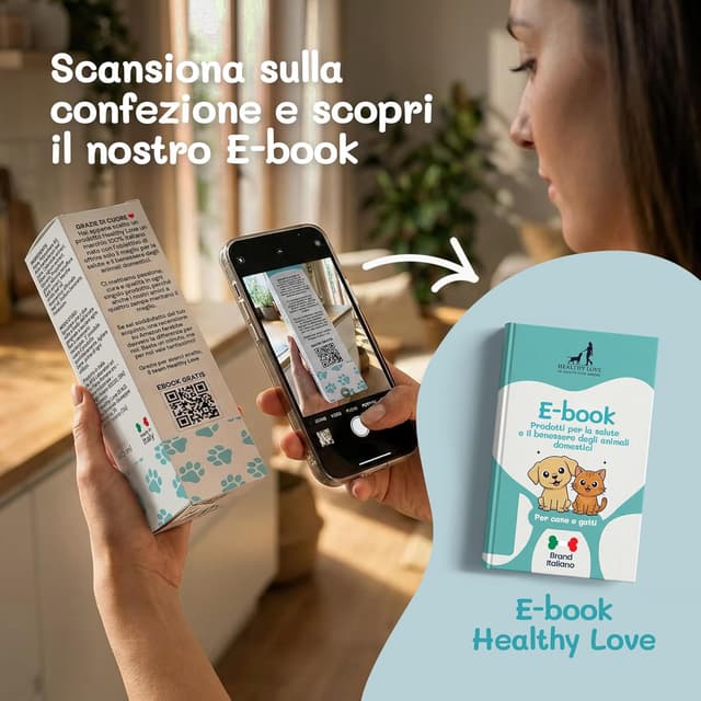 Detalle de HEALTHY LOVE Dentifricio per cani spray formato maxi 180 ml con aloe bio e calendula