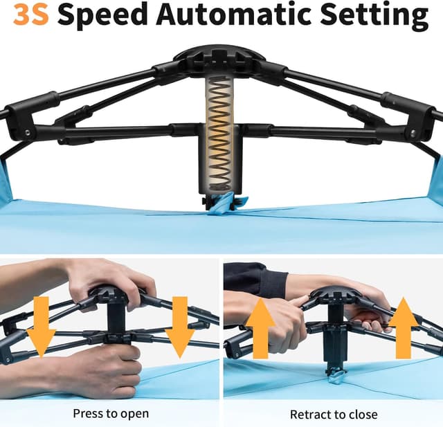 Detalle 2 de Instant Pop Up Beach Tent 3-4 Person