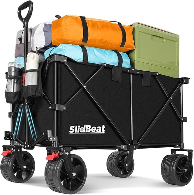 Imagen de SLIDBEAT Carro Plegable XXL con Ruedas Grandes en OfertitasTOP