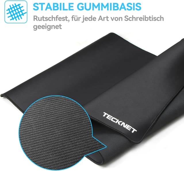 Detalle de TECKNET Mauspad XXL 900×400 mm