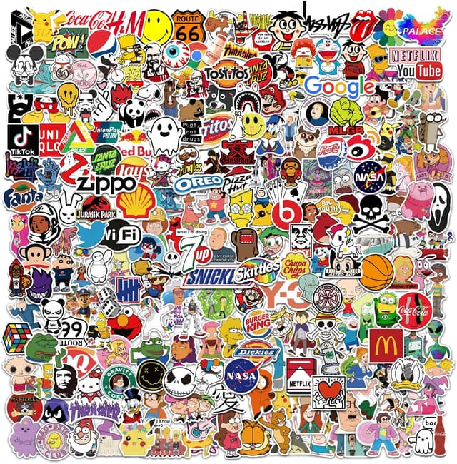 Detalle de Street Fashion Sticker Pack 300 Stück