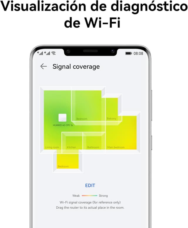 Detalle de HUAWEI B320 Router LTE 300 Mbps, 4G CPE