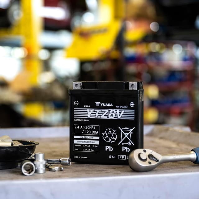 Thumbnail 2 de Yuasa YTZ8V 12V 120 CCA Batería moto