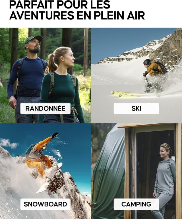 Thumbnail 3 de DANISH ENDURANCE Haut thermique femme 250 g/m²