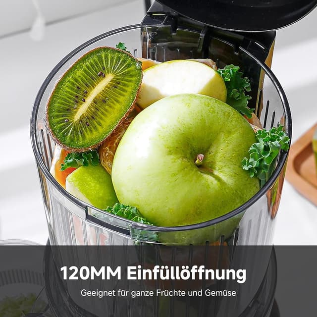 Thumbnail 1 de AMZCHEF Entsafter 120 mm Einfüllöffnung 🧃
