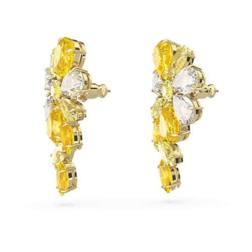 Thumbnail 3 de Swarovski Gema Pendientes gema 3,7 cm amarillo