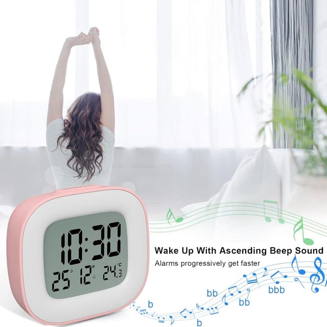 Detalle 2 de HOMVILLA réveil de voyage LCD 8 x 7,3 cm