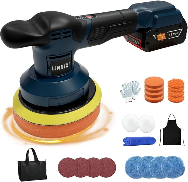 Detalle de Bosch 18V Akkupoliermaschine 6 Zoll