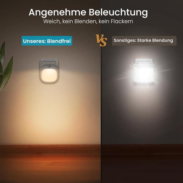 Detalle 1 de Nachtlicht mit Bewegungsmelder 2 Stück