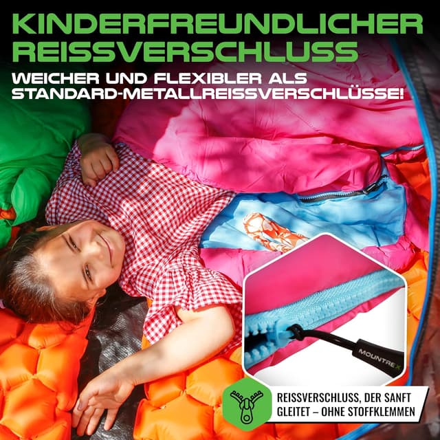 Thumbnail 4 de MOUNTREX Kinderschlafsack 5°C / 15°C