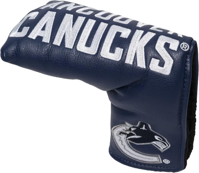 Detalle de Team Golf NHL Vintage Blade Putter Headcover with Magnetic Closure