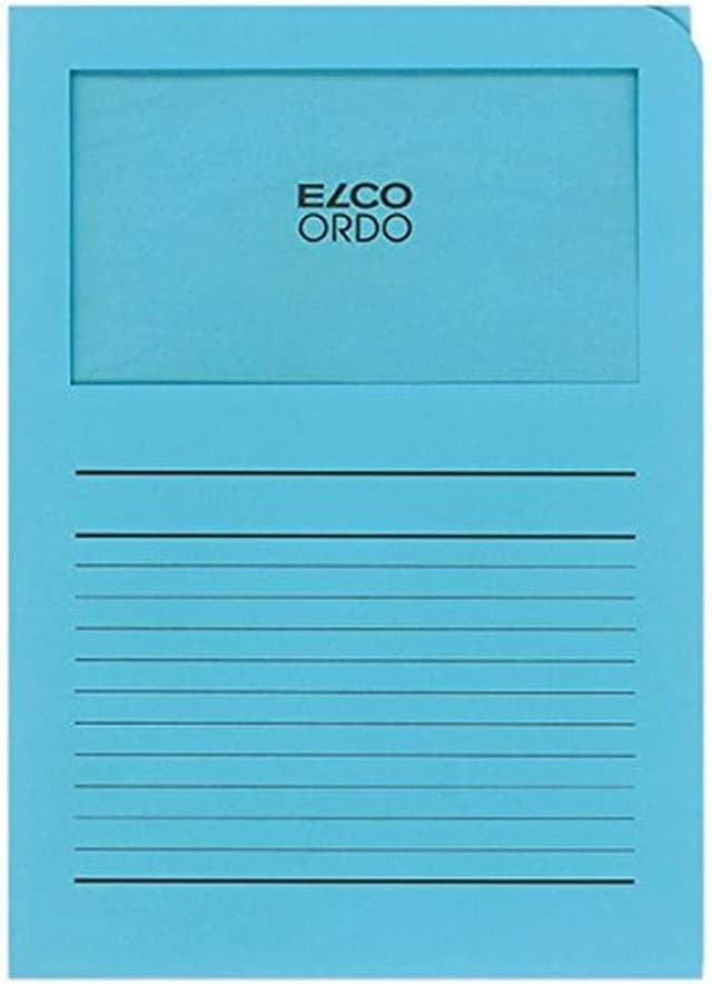 Detalle de ELCO pochettes coins avec fenêtre 120 g/m²