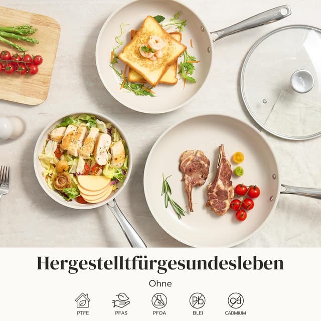 Thumbnail 3 de Redchef Pfannenset Keramik 6-teilig 20–28 cm