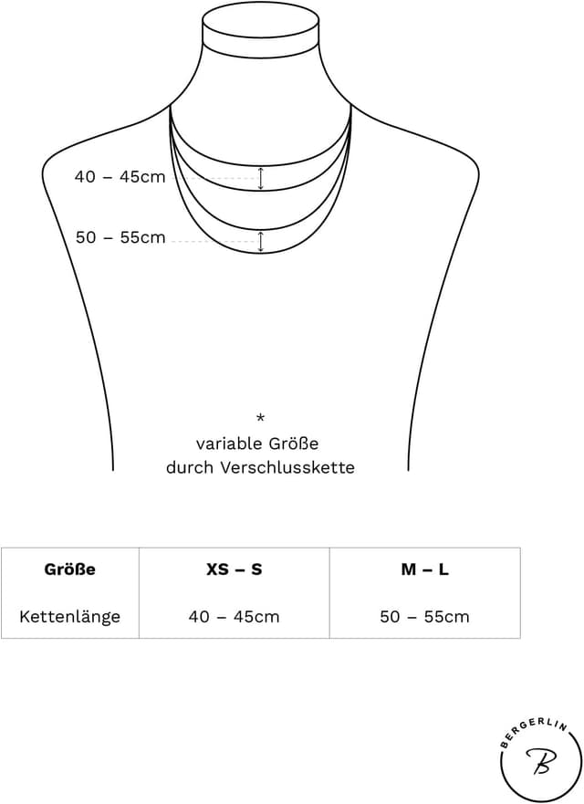 Thumbnail 4 de BERGERLIN Naturstein Perlen Halskette mit Karneol, 925 Sterling Silberperle oder vergoldeter Perle – geprüft in Deutschland