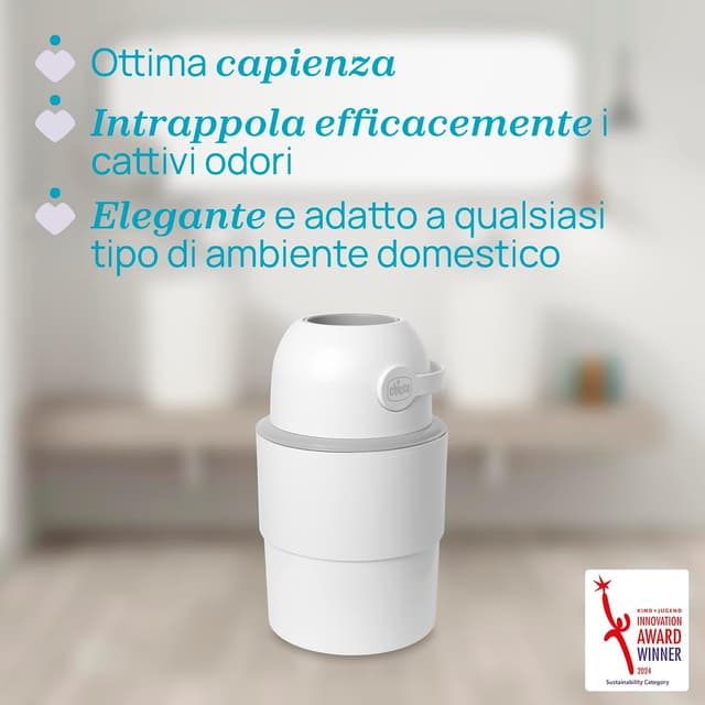 Thumbnail 1 de Chicco Mangiapannolini Telescopico 35 pannolini