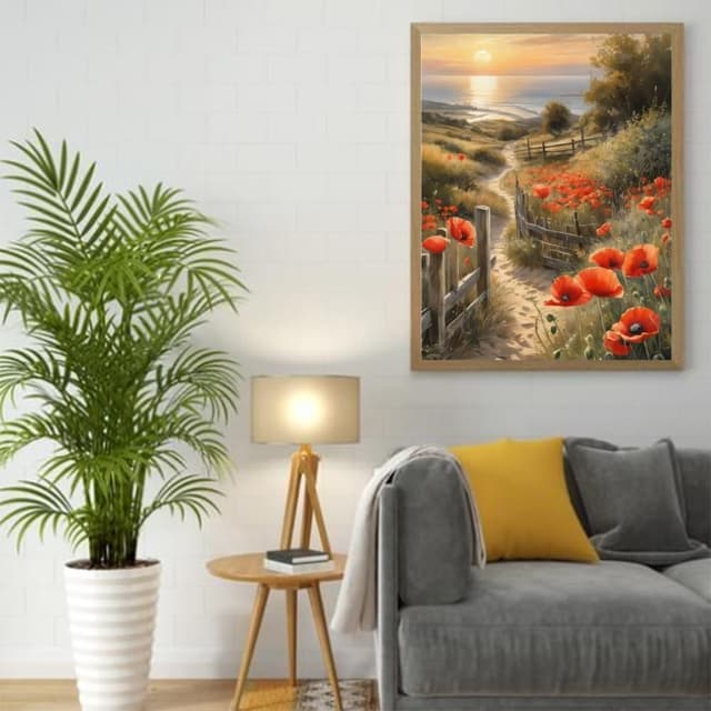 Thumbnail 3 de vooiceofco Kit Pintura por Números Sendero Costero 40x50cm 🎨