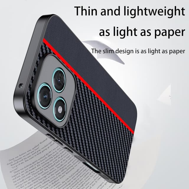 Detalle 2 de FDHYFGDY Schutzhülle für Honor 400 Lite – Carbonfaser-Case wasserdicht & stoßfest