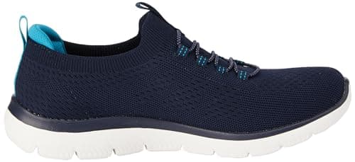 Thumbnail 3 de Skechers Summits Zapatillas Mujer Navy Knit Teal Pink