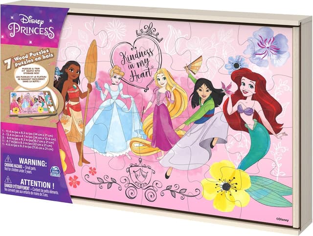 Thumbnail 4 de Spin Master Games Disney Princess Puzzles 7-Pack đź§©