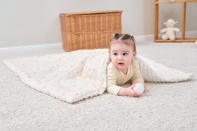 Thumbnail 5 de SUPERBE BEBE Manta Minky y Muselina 100x135 cm 🍼