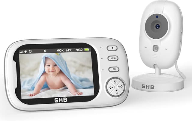 Imagen de GHB Baby Monitor 3.5'' 720HD con VOX e Visione Notturna en OfertitasTOP