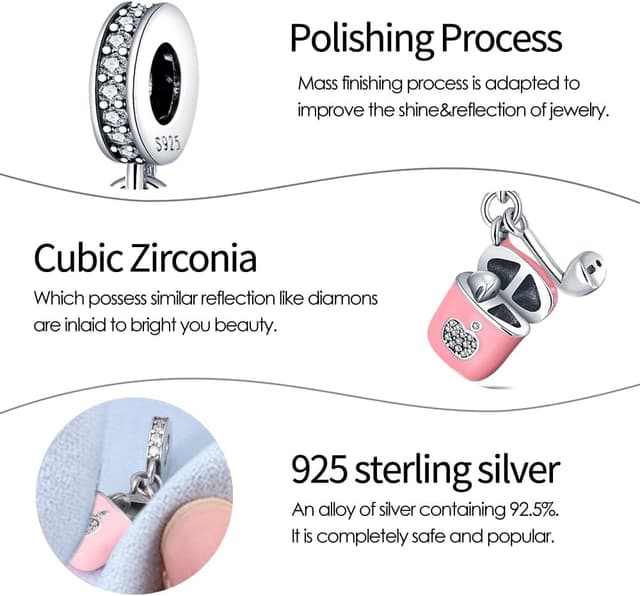 Detalle 1 de Pandach Charm Bead Argento Ciondolo