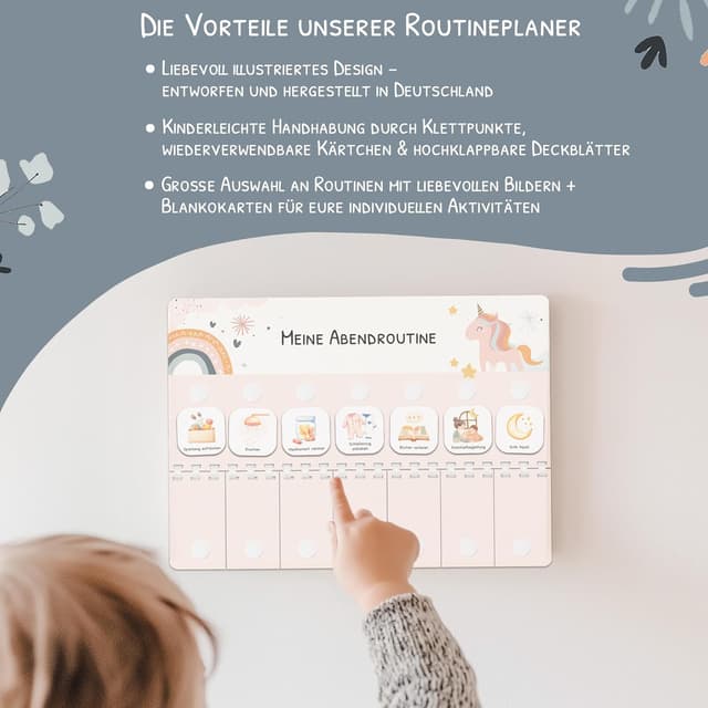Detalle 1 de Kinder Routineplaner 105 Symbolkarten