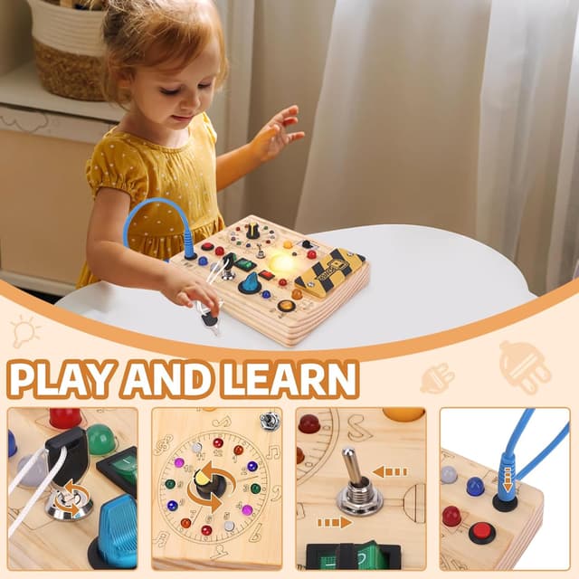 Thumbnail 2 de Konijiwa Busy Board Montessori Activity Board