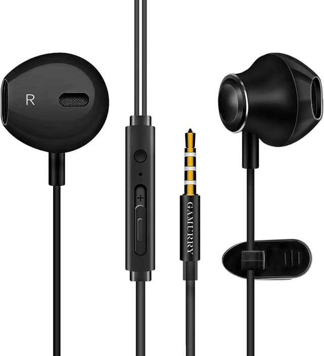 Detalle de GAMURRY Auricolari In-Ear con cancellazione del rumore, microfono e controller 3,5 mm per Samsung, Xiaomi, Huawei