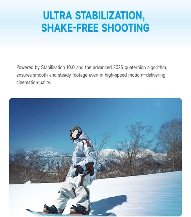 Detalle 2 de FeiyuTech SCORP Mini-3-Pro 4-en-1 cardan stabilisateur (3 axes) avec IA intégrée et poignée détachable, charge utile 2 kg