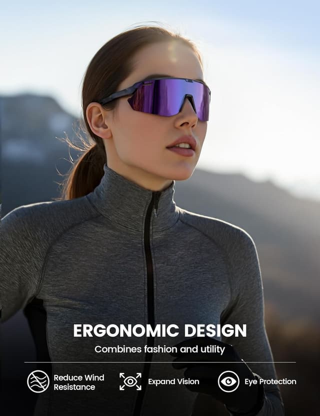 Detalle 1 de Lamicall Polarized Cycling Sunglasses 24g